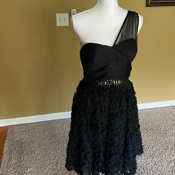 Adrianna Papell - One shoulder evening dress - Picture 3 of 10